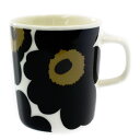 マリメッコ マグカップ MARIMEKKO 063431-030 UNIKKO ウニッコ ブラック 250ml 【scd】【hkc】【pap】【hkc】【scd】【glw】