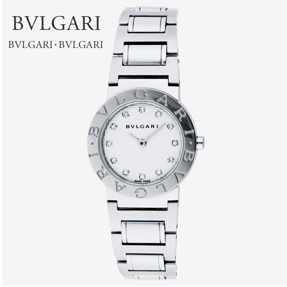 ブルガリ BVLGARI 腕時計 レディースウォッチ ブルガリブルガリ BB26WSS/12 ホワイト 26mm