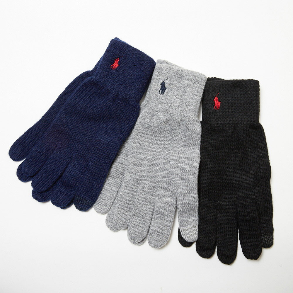 ポロ ラルフローレン メンズ手袋 【RECYCLED TOUCH GLOVE】 PC0712 POLO RALPH LAUREN 【zkk】