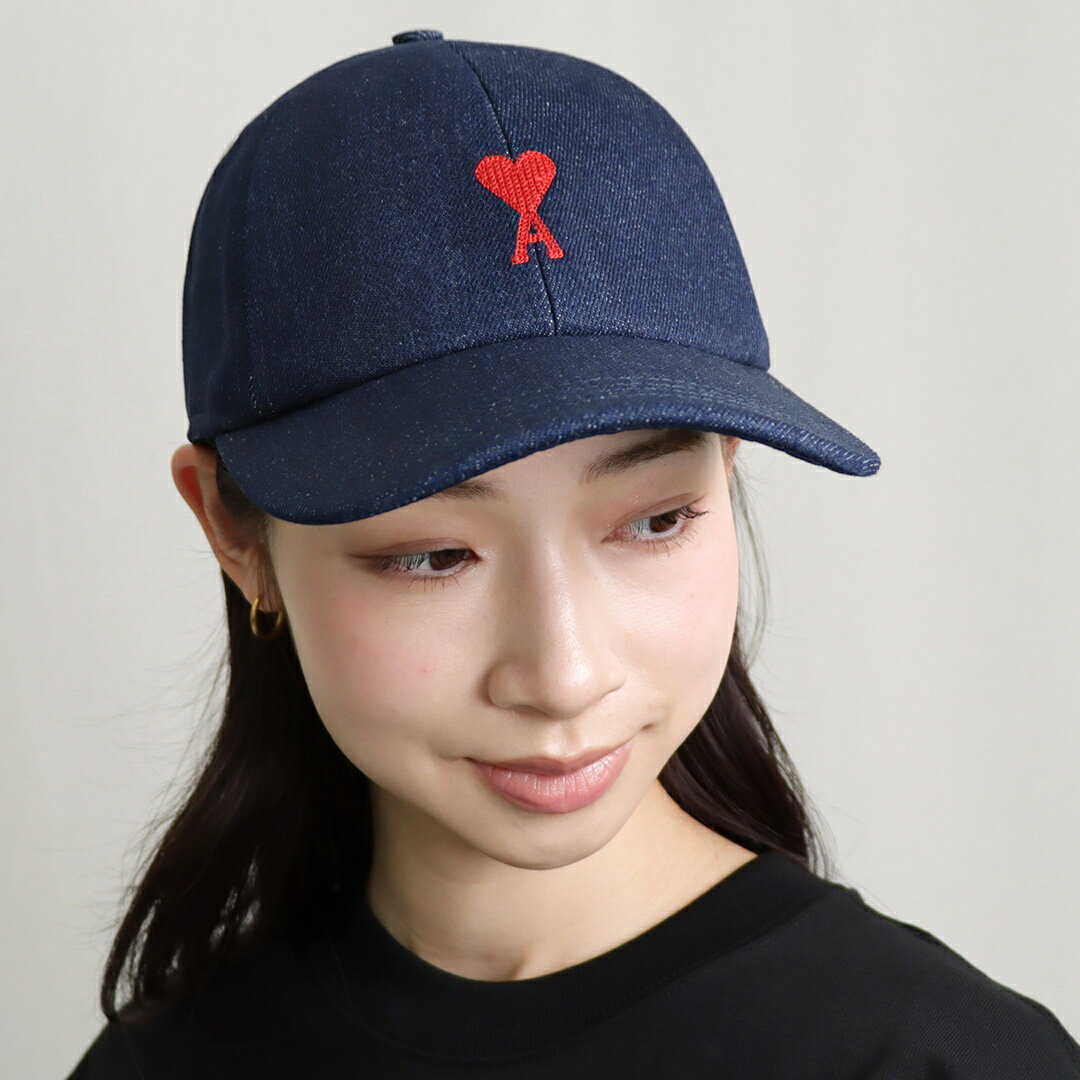 【6/25(日)00:00〜24時間限定ポイント5倍】 アミパリス AMI PARIS キャップ 帽子 UCP213 600 ブルー系(402 INDIGO)のサムネイル
