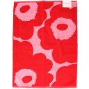 マリメッコ タオル マリメッコ MARIMEKKO ハンドタオル 【UNIKKO】 71202 331 ピンク×レッド 50×70cm 【ゆうパケ可】【同梱不可】【ギフト不可】【RSL】