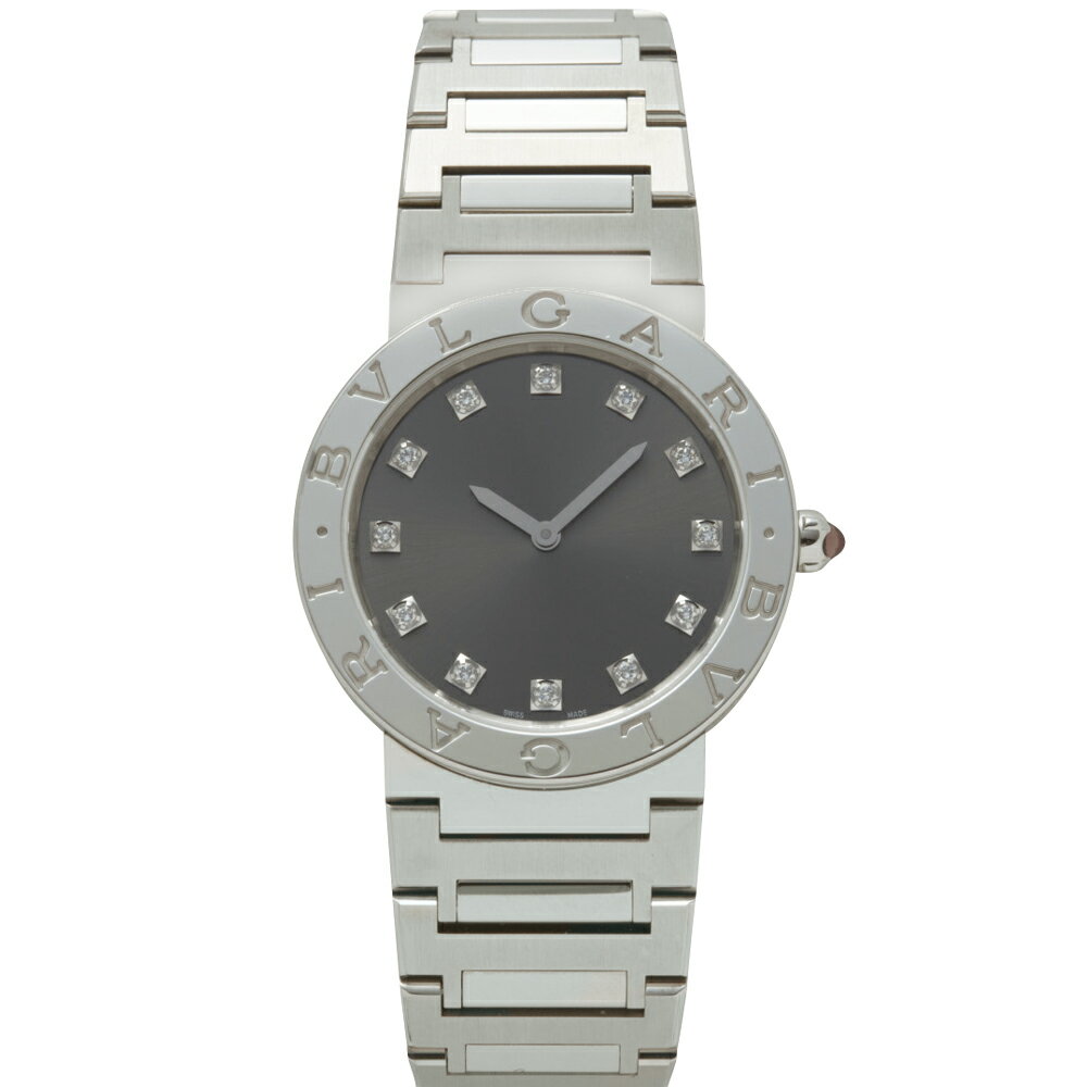【20日20時～4h限定ポイント5倍】【予約会対象品】 ブルガリ BVLGARI 腕時計 レディースウォッチ ブルガリ・ブルガリ BBL33C6SS/12 103689 文字盤/グレー ベルト/シルバー 【お取り寄せ】