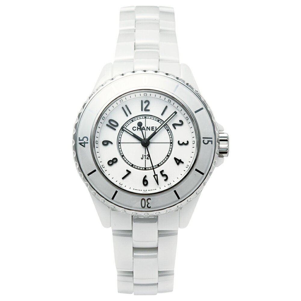 【30日限定ポイント5倍】【予約会対象品】 シャネル CHANEL 腕時計 レディースウォッチ J12 H5698 ホワイト 【お取り寄せ】