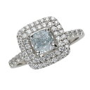 【予約会対象品】 ハイジュエリー HIGH JEWELRY 希少リング カラーダイヤモンド 透明 ブルーダイヤモンド リング 【お取り寄せ】