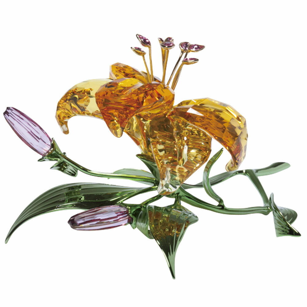 【30日限定ポイント5倍】【予約会対象品】 スワロフスキー SWAROVSKI 置物 フィギュアオーナメント Florere ユリ(L) 5671725 マルチカラー 【お取り寄せ】