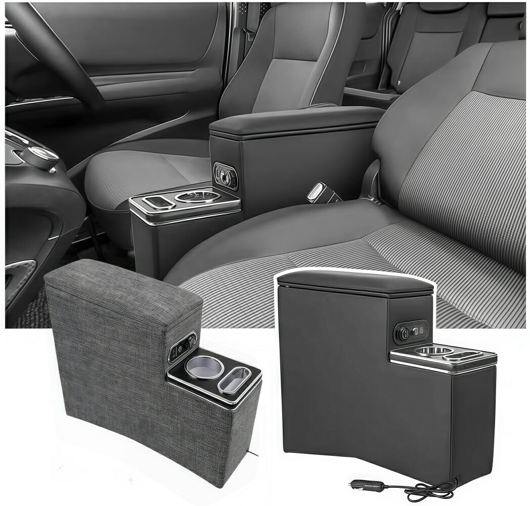 シエンタ ワイヤレス充電増設 シエンタ コンソールボックス 10系 15系 170系 コンソール ボックス アームレスト ドリンクホルダー USBポート付き ブールled点灯 取付簡単 大容量収納 ドリンクホルダー USBポート付き SIENTA 前後期 H27.7~現行