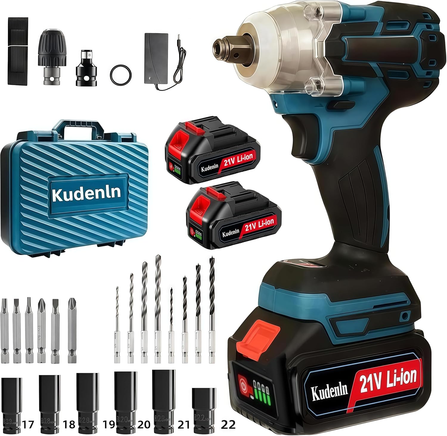 電動インパクトレンチ 一台3役 330N 足場組立 強力 ブラシレスモーター インパクトドライバー 多機能 付き 無段変速 正逆転両用 タイヤ交換 車用 ナットの締め付け ボルトの緩みタイヤ交換 豊かな付属品付き