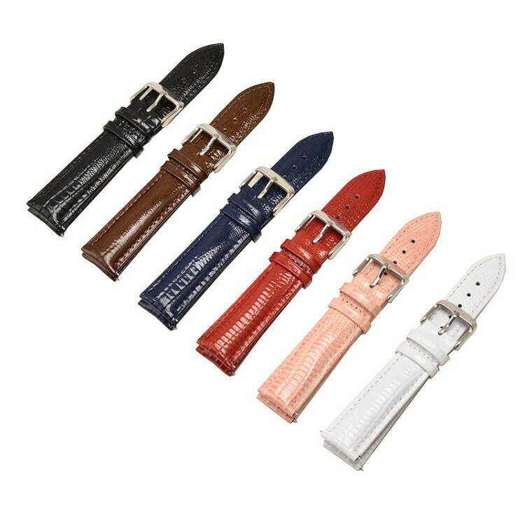 손목시계 벨트 밴드 시계 밴드 교환 벨트 시계 벨트 스트랩 교체용 시계 교환 가죽 다채로운 인기 소프트 14mm 16mm 18mm 20mm 22mm 24mm 간단 벨트 교환용 공구 부착