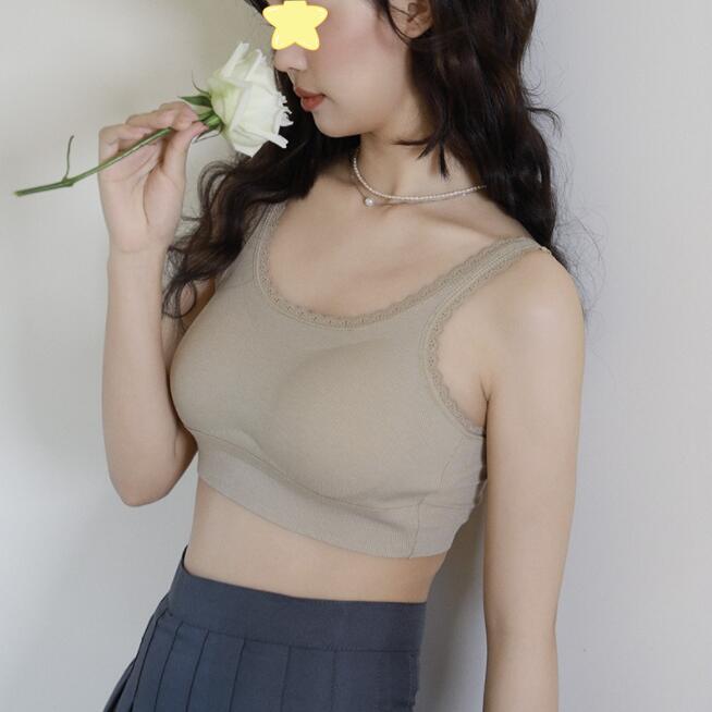 ブラトップ サスペンダー 美背中 胸パッド付き レディース ファッション