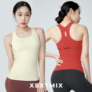 【10%OFFクーポン付】【楽天ランキング1位】xexymix ゼクシィミックス ヨガウェア トップス カップ付き ヨガトップス ブラトップ スポーツブラ レディース トレーニングウェア スポーツウェア ピラティスウェア ホットヨガ フィットネス ブランド 韓国 おしゃれ XT4193T