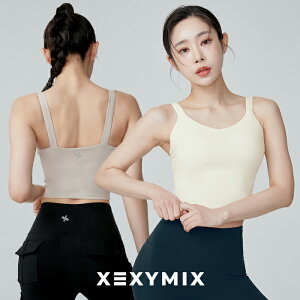 【10%OFFクーポン付】【楽天ランキング1位】xexymix ゼクシィミックス ヨガウェア トップス カップ付き ヨガトップス ブラトップ スポーツブラ ヨガ レディース トレーニングウェア スポーツウェア ピラティスウェア ホットヨガ フィットネス ブランド 韓国 おしゃれ XT4195T