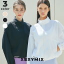 【35％OFFクーポン付】xexymix ゼクシィミックス ゼクシーミックス XA5377G ウィンドブレーカー クロップド丈 ハイネック アウター ブルゾン ジャケット フィットネス フィットネスウェア レディース ジムウェア トレーニング ランニング アウトレット outlet その1