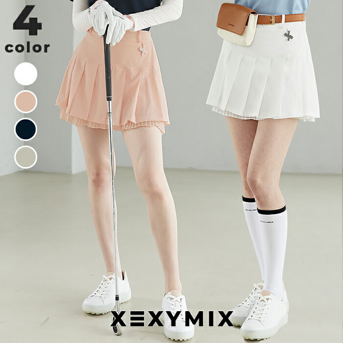 ゼクシィミックス xexymix ゴルフ ウェア レディース ゴルフウェア レディース GOLF スカート ボトムス ゴルファー ゴルフ女子 韓国 ゴルフ おしゃれ ゴルフ かわいい ゴルフ ブランド ゼクシーミックス GP3006Gのサムネイル