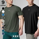 ゼクシィミックス メンズ xexymix mens 半袖 Tシャツ スポーツウェア メンズ トレーニングウェア メンズ フィットネスウェア メンズ ランニングウ...
