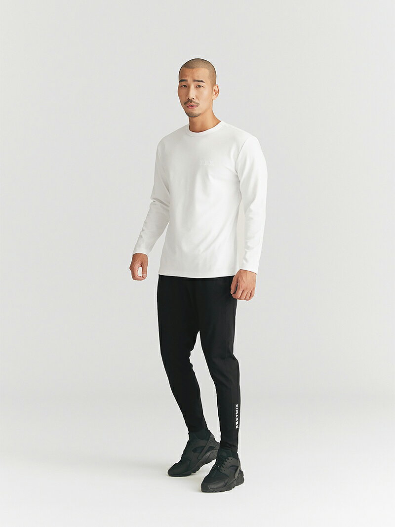 ゼクシィミックス メンズ xexymix mens 長袖 Tシャツ ロンT スポーツウェア メンズ トレーニングウェア メンズ フィットネスウェア メンズ ランニングウェア メンズ ジムウェア メンズ 筋トレ トレーニー ボディービル ゼクシーミックス XT2218G 速乾 3