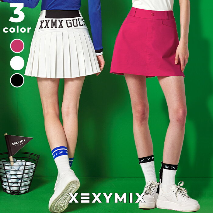 【全品ポイント5倍】ゼクシィミックス xexymix ゴルフ ウェア レディース ゴルフウェア レディース GOLF スカート ボトムス ゴルファー ゴルフ女子 韓国 ゴルフ おしゃれ ゴルフ かわいい ゴルフ ブランド ゼクシーミックス XGFSK01H2のサムネイル