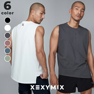 ゼクシィミックス メンズ xexymix mens ノースリーブ スリーブレス スポーツウェア メンズ トレーニングウェア メンズ フィットネスウェア メンズ ランニングウェア メンズ ジムウェア メンズ 筋トレ トレーニー ボディービル ゼクシーミックス XT1003T