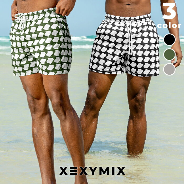 【OUTLET】ゼクシィミックス メンズ xexymix mens 水陸両用 ショートパンツ ショーツ 水着 スイムウェア メンズ スポーツウェア メンズ トレーニングウェア メンズ フィットネスウェア メンズ ジムウェア メンズ ゼクシーミックス WP2238H 速乾【55】