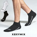 ゼクシィミックス メンズ xexymix mens ソックス 靴下 スポーツウェア メンズ トレーニングウェア メンズ フィットネスウェア メンズ ランニングウェア メンズ ジムウェア メンズ 筋トレ トレーニー ボディービル ゼクシーミックス XGMGS01H0 速乾