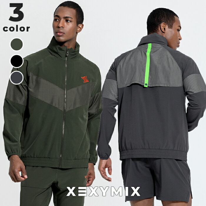 【OUTLET】ゼクシィミックス メンズ xexymix mens ウィンドブレーカー ブルゾン アウター スポーツウェア メンズ トレーニングウェア メンズ ...