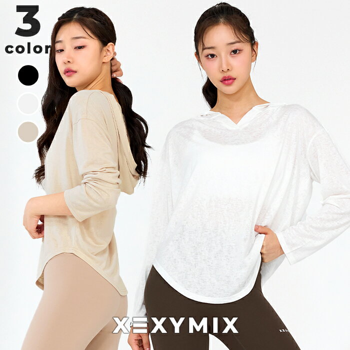 ゼクシィミックス xexymix ヨガウェア 長袖 ヨガウェア 冬 ヨガウェア トップス スポーツウェア レディース 長袖 トレーニングウェア レディース 冬 フィットネスウェア レディース ランニングウェア 冬 レディース ジムウェア レディース ゼクシーミックス xtfhd04h3