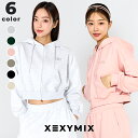 ゼクシィミックス xexymix 裏起毛 パーカー スウェット ヨガウェア トップス ピラティスウェア スポーツウェア レディース トレーニングウェア レディース フィットネスウェア レディース ランニングウェア ジムウェア ゼクシーミックス xtfhj01h4【45】