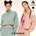 ゼクシィミックス xexymix ウィンドブレーカー ジャケット アウター スポーツウェア レディース トレーニングウェア レディース フィットネスウェア レディース ランニングウェア レディース ジムウェア レディース テニスウェア レディース xtfjk10j1