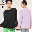 【クーポン利用で2枚目半額】ゼクシィミックス xexymix ヨガウェア 長袖 ヨガウェア 冬 ヨガウェア トップス スポーツウェア レディース 長袖 トレーニングウェア フィットネスウェア ランニングウェア 冬 ジムウェア ゼクシーミックス xtflt01j1