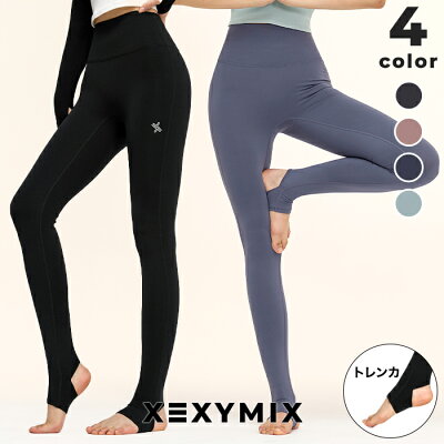 【クーポン利用で20%OFF】ゼクシィミックス xexymix トレンカ スポーツレギンス ヨガレギンス ヨガパンツ ヨガウェア ピラティスウェア スポーツウェア トレーニングウェア レディース フィットネスウェア レディース ジムウェア ゼクシーミックス xwflg07h3 - Image 1