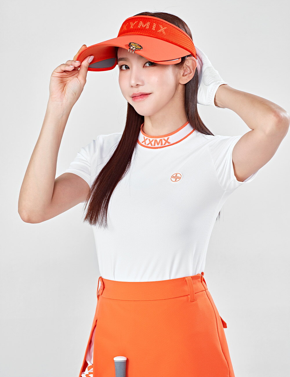 ゼクシィミックス xexymix ゴルフ ウェア レディース ゴルフウェア レディース GOLF ハーフネック 半袖 トップス ゴルファー ゴルフ女子 韓国 ゴルフ おしゃれ ゴルフ かわいい ゴルフ ブランド ゼクシーミックス xgfst07j2 3
