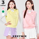 【ポイント5倍 7/6~9限定】【OUTLET】ゼクシィミックス xexymix ゴルフ ウェア レディース ゴルフウェア レディース GOLF ベスト トップ...