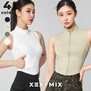 【OUTLET】ゼクシィミックス xexymix ノースリーブ ヨガウェア トップス ヨガトップス ピラティス ホットヨガ スポーツウェア レディース トレーニ...