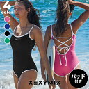 【クーポン利用20%OFF】ゼクシィミックス xexymix 水着 レディース スイムウェア レディース ワンピース 紫外線 UVカット プール 海水浴 水陸両用 夏 涼しい 吸汗速乾 ゼクシーミックス xsfwo10j2