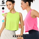 ゼクシィミックス xexymix ノースリーブ ヨガウェア トップス ヨガトップス ピラティス ホットヨガ スポーツウェア レディース トレーニングウェア レデ...