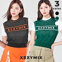 ゼクシィミックス xexymix ゴルフ ウェア レディース ゴルフウェア レディース GOLF シアーベスト トップス ゴルファー ゴルフ女子 韓国 ゴルフ ...