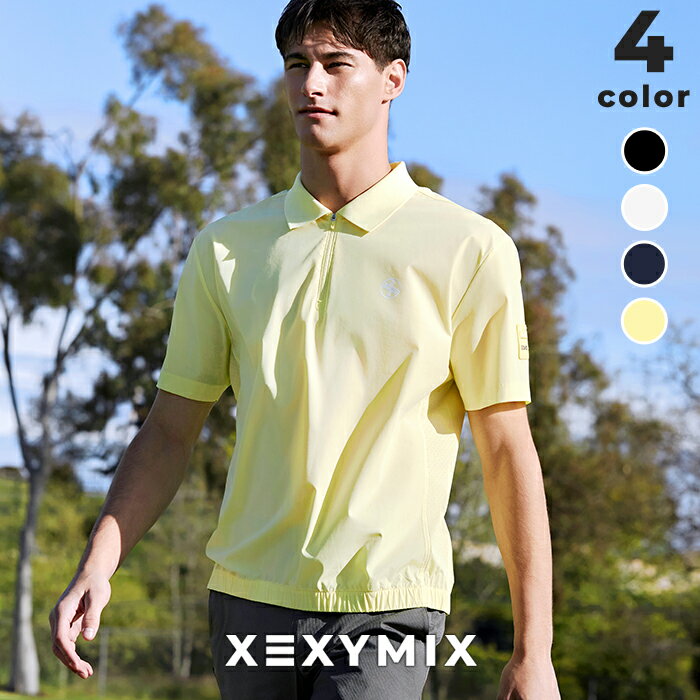 樂天商城 - ゼクシィミックス メンズ xexymix mens 半袖 ポロシャツ トップス ゴルフウェア メンズ ゴルフ スポーツウェア メンズ トレーニングウェア メンズ フィットネスウェア メンズ ランニングウェア メンズ ジムウェア メンズ GOLF ゼクシーミックス xgmst01j2 速乾