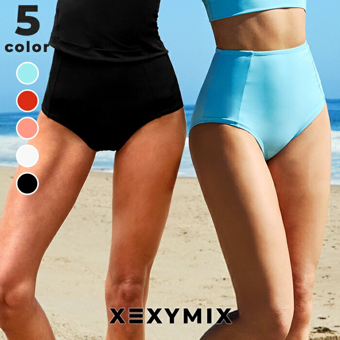 【ライブエントリーでポイント最大10倍】【クーポン利用20％OFF】ゼクシィミックス xexymix 水着 レディース スイムウェア レディース スイムパンツ ショーツ ショートパンツ 紫外線 UVカット プール 海水浴 水陸両用 夏 涼しい 吸汗速乾 ゼクシーミックス xsfwt40j2のサムネイル