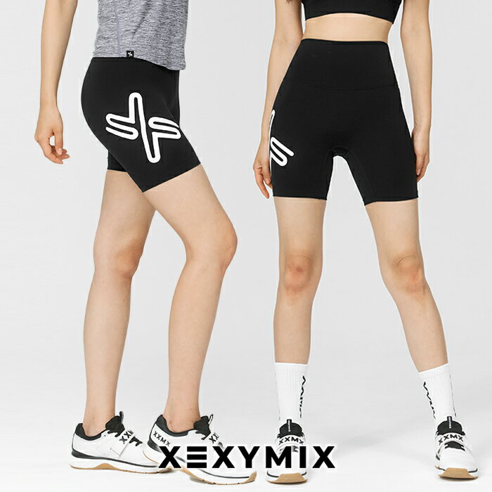 ゼクシィミックス xexymix ショートレギンス スポーツ レギンス ヨガウェア スポーツウェア レディース トレーニングウェア レディース フィットネスウェア レディース ランニングウェア ジムウェア レディース ゼクシーミックス xwfsg16j3のサムネイル