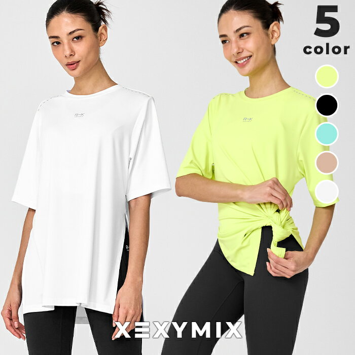 ゼクシィミックス xexymix 半袖 Tシャツ ヨガウェア トップス ヨガトップス ピラティスウェア スポーツ..