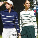 ゼクシィミックス xexymix ゴルフ ウェア レディース ゴルフウェア レディース GOLF 長袖 トップス ハーフジップアップ ニット ゴルファー ゴルフ...