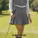 ゼクシィミックス xexymix ゴルフ ウェア レディース ゴルフウェア レディース GOLF スカート ボトムス 裏起毛 インナーパンツ付き ゴルファー ゴ...
