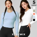 【OUTLET】ゼクシィミックス xexymix ヨガウェア 長袖 ヨガウェア 冬 ヨガウェア トップス スポーツウェア レディース 長袖 トレーニングウェア ...