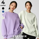 ゼクシィミックス xexymix スウェット トレーナー ヨガウェア トップス ピラティスウェア スポーツウェア レディース トレーニングウェア レディース フ...