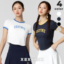 ゼクシィミックス xexymix 半袖 Tシャツ ヨガウェア トップス ヨガトップス ピラティスウェア スポーツウェア レディース トレーニングウェア レディース フィットネスウェア レディース ランニングウェア レディース ジムウェア レディース ゼクシーミックス xtfst04j3