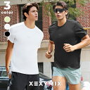 ゼクシィミックス メンズ xexymix mens 半袖 Tシャツ スポーツウェア メンズ トレーニングウェア メンズ フィットネスウェア メンズ ランニングウェア メンズ ジムウェア メンズ 筋トレ トレーニー ボディービル ゼクシーミックス xwmst02j3 速乾