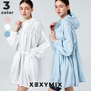 ゼクシィミックス xexymix ジャケット シャーリング入り ウィンドブレーカー レディース アウター 春 スポーツウェア トレーニングウェア フィットネスウ...