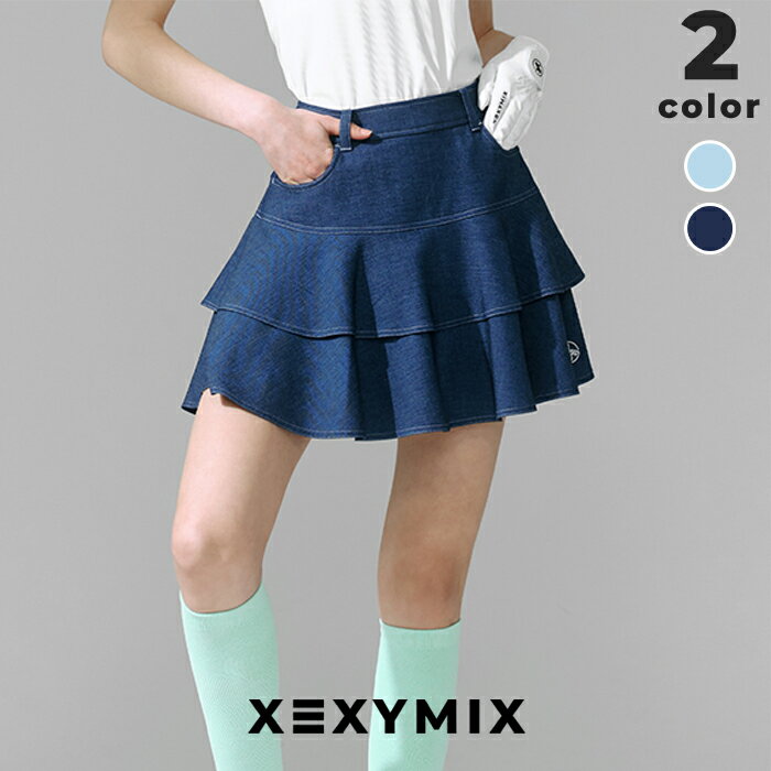ゼクシィミックス xexymix ゴルフウェア スカート インナー付き レディース ゴルフ インナー