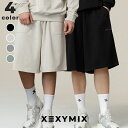 【クーポン利用で10%OFF】ゼクシィミックス メンズ スウェット ショートパンツ コンフォート ベーシック バミューダパンツ スポーツウェア トレーニングウェ...