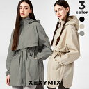 ゼクシィミックス xexymix ウィンドブレーカー レディース 軽量 撥水 フード付き ロングジャケット アウター 長袖 ヒップカバー スポーツウェア ランニングウェア トレーニングウェア 防風 xfk1jl1103