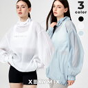 【OUTLET】ゼクシィミックス xexymix アノラック ハイネック ウィンドブレーカー レディース ヒップカバー 軽量 ルーズフィット 大きめ 薄手 アウ...